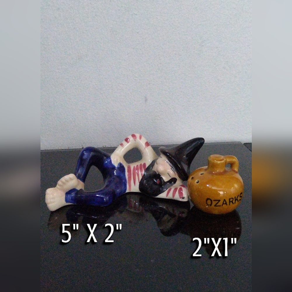 Drunken Man Salt And Pepper Shakers